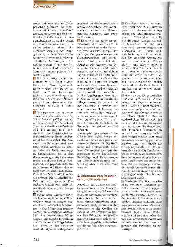 Vorschauseite 3: Psychosomaktik und Psychotherapie Der psychiatrische Pflegeprozess