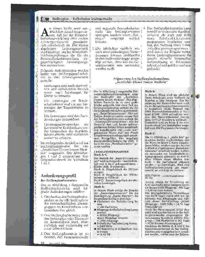 Vorschauseite 3: Stellenplan - Kalkulation leichtgemacht Aus der Praxis für die Praxis