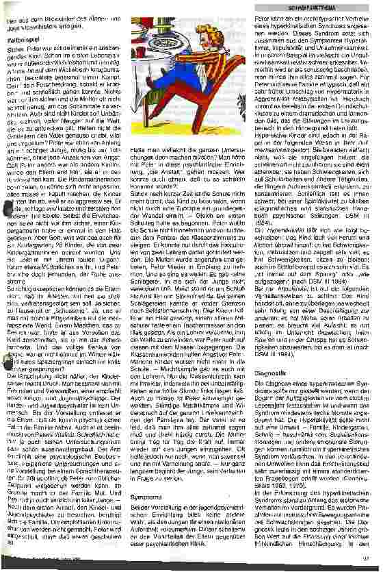 Vorschauseite 2: Das hyperkinetische Symdrom im Kindesalter