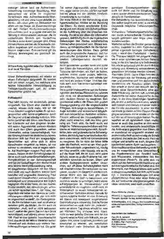 Vorschauseite 3: Das hyperkinetische Symdrom im Kindesalter