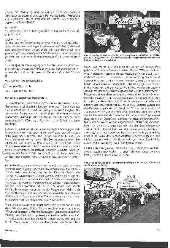 Vorschauseite 2: Heimbewohner demonstrieren gegen Sozialpolitik Kommentar der Tagungszeitung Die Welt vom 15.02.80