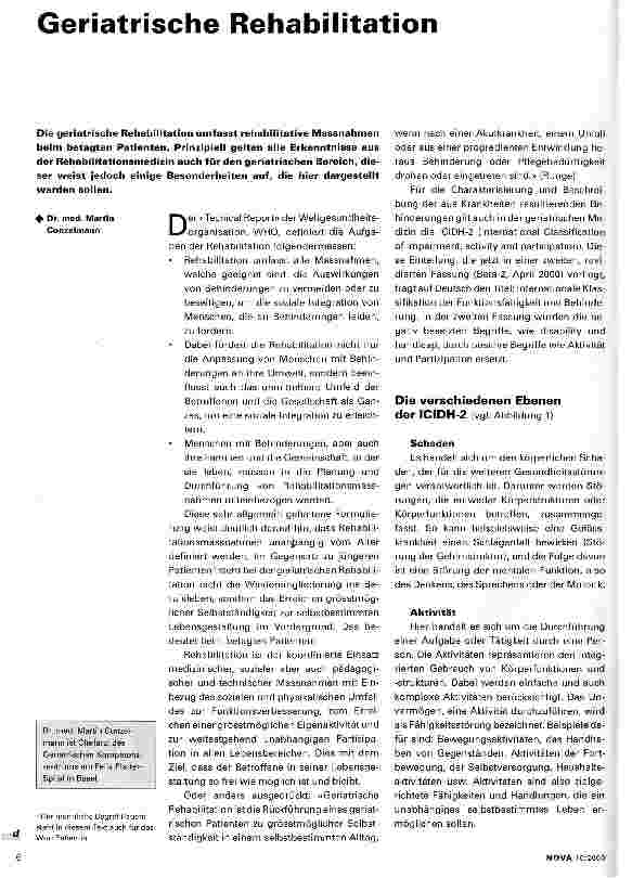 Vorschauseite 1: Geriatrische Rehabilitation