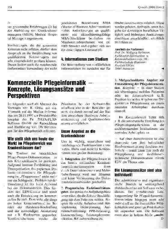 Vorschauseite 3: Fortbildung als Grundlage effizienten Netzmanagements