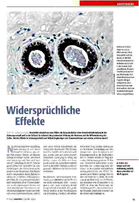 Vorschauseite 1: Widersprüchliche Effekte