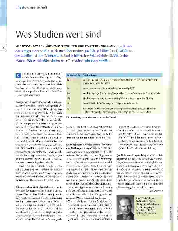Vorschauseite 1: Was Studien wert sind