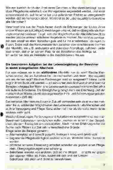 Vorschauseite 2: Altenpflege im Heim - Die Verbesserung der Lebensund Wohnqualität im Altenheim (Teil II)