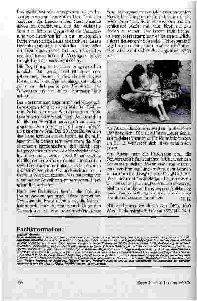Vorschauseite 2: Österreichische Dipl.-Krankenschwester in Uganda Vorsorgen ist besser ...