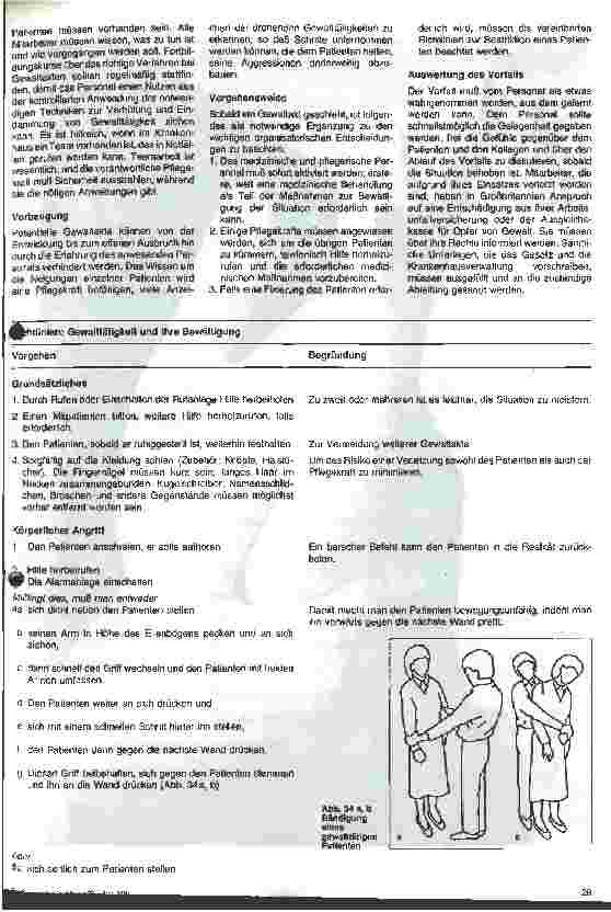 Vorschauseite 2: Stationshandbuch Klinische Krankenpflege - Royal Marsden Hospital 20. Folge: Umgang mit gewalttätigen Patienten