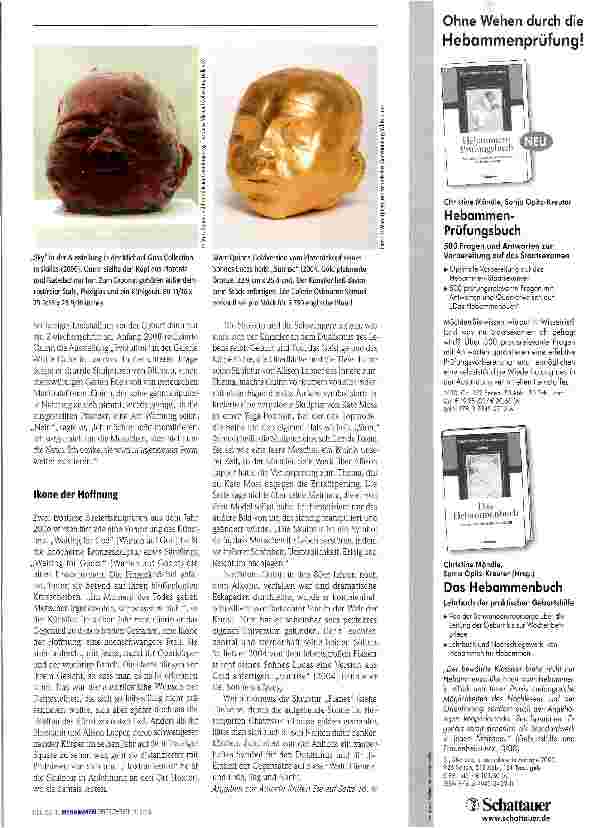 Vorschauseite 4: Marc Quinn: Dualismus des Lebens