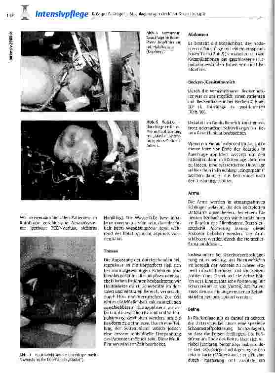 Vorschauseite 3: Bauchlagerung in der Kinetischen Therapie Erfahrungen mit dem RotoProne
