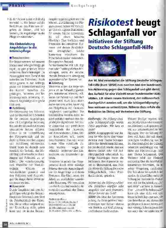 Vorschauseite 3: Neurologische Intensivpflege bei Schlaganfall