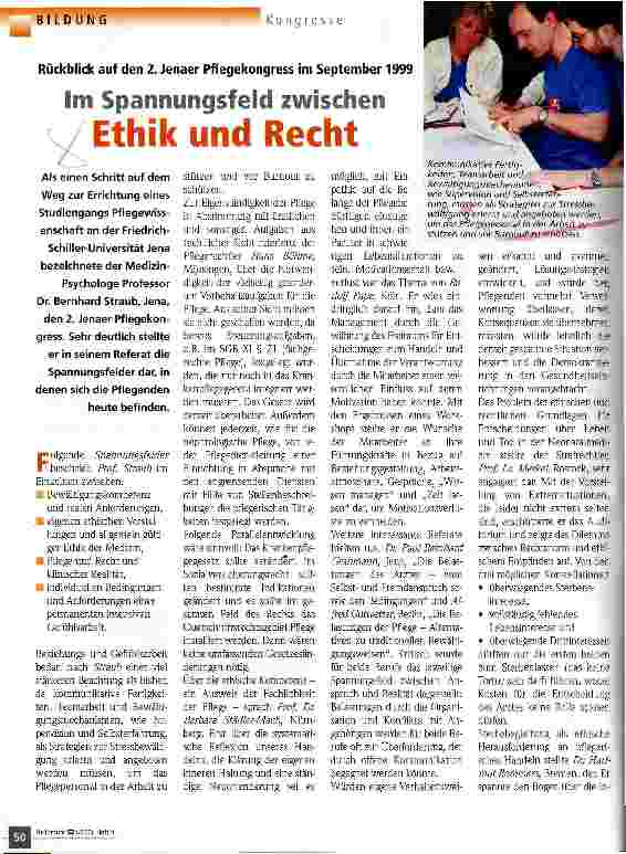 Vorschauseite 1: Im Spannungsfeld zwischen Ethik und Recht