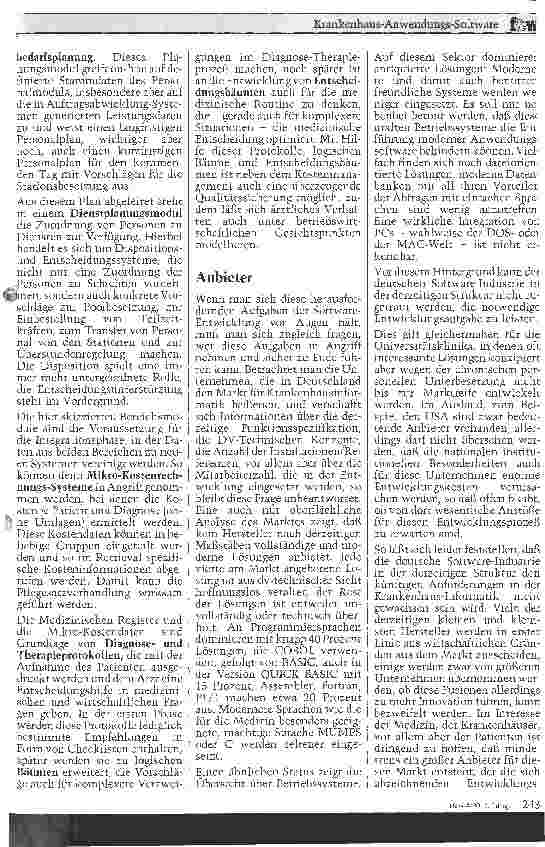 Vorschauseite 4: Krankenhaus-Anwendungs-Software: Trends, Anbieter und Auswahl