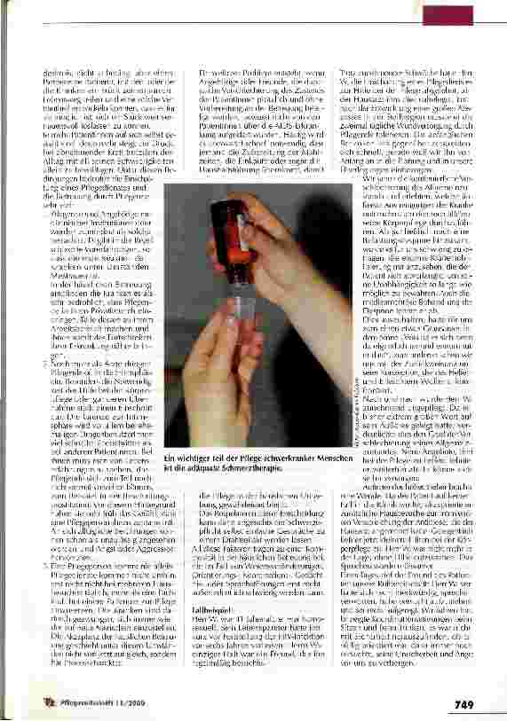 Vorschauseite 2: Reflexion der häuslichen Betreuung in Spannungsfeldern Pflege von Menschen mit AIDS
