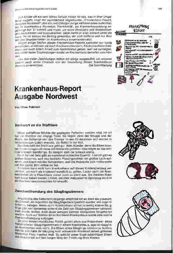 Vorschauseite 3: Die Pflege eines Kindes mit vorbehandelter Nephrose