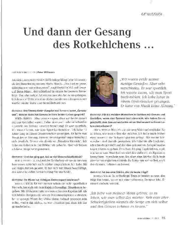 Vorschauseite 1: Und dann der Gesang des Rotkehlchens