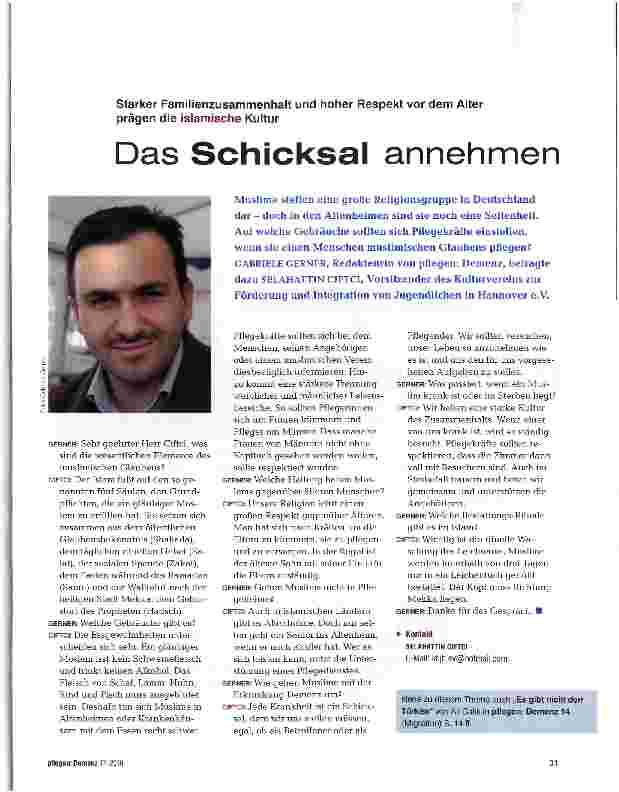 Vorschauseite 1: Das Schicksal annehmen
