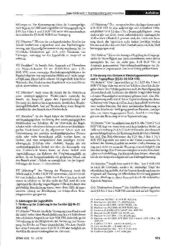 Vorschauseite 3: Jugendhilferecht in Rechtsprechung und Gutachten