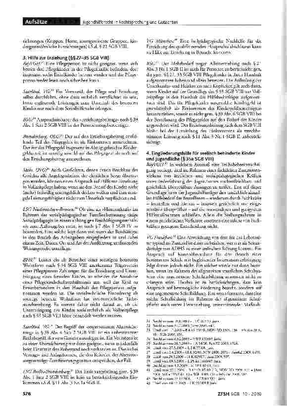 Vorschauseite 4: Jugendhilferecht in Rechtsprechung und Gutachten