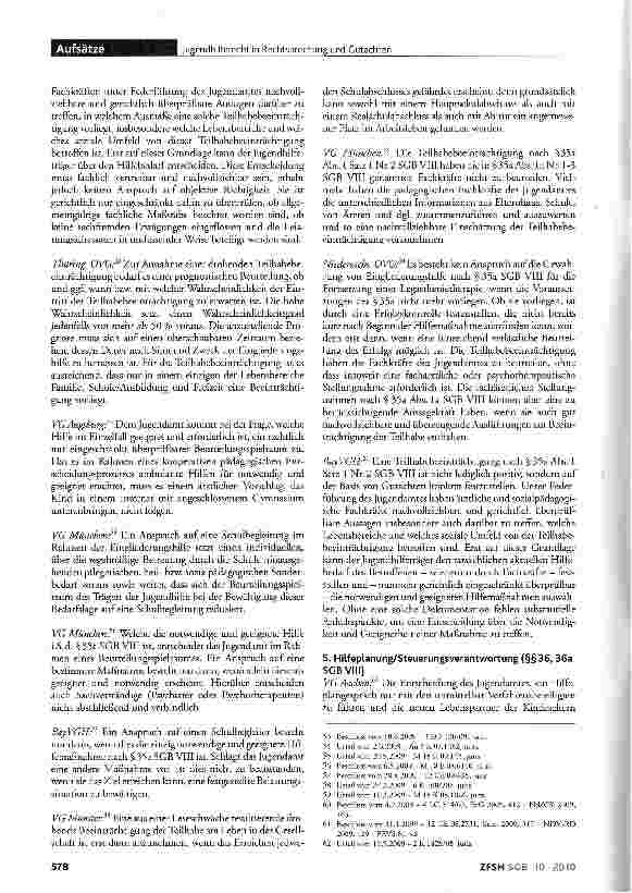 Vorschauseite 6: Jugendhilferecht in Rechtsprechung und Gutachten