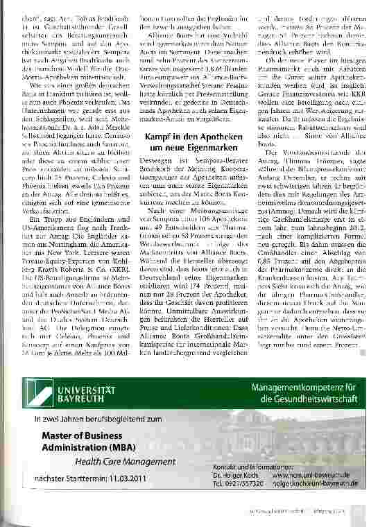 Vorschauseite 2: Neuer Player im Pharma-Großhandel
