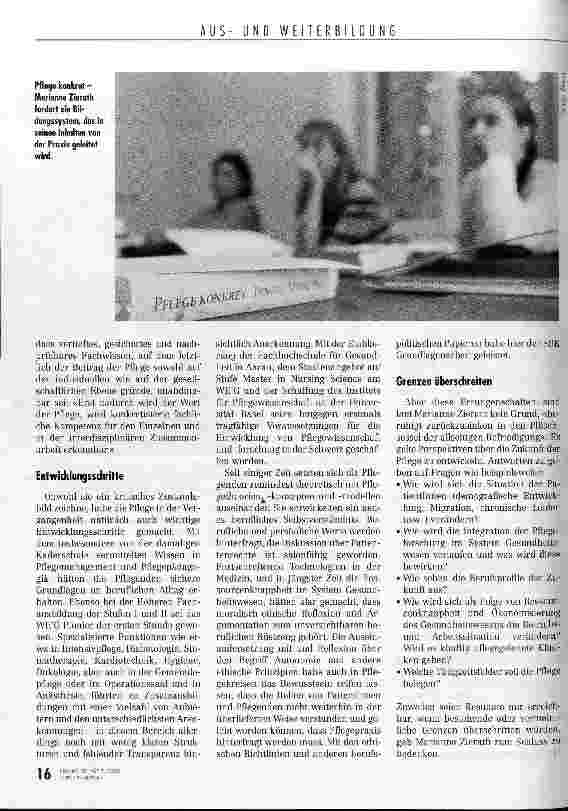 Vorschauseite 3: Fachliche Identität zu schaffen ist harte Knochenarbeit 50 Jahre WEG