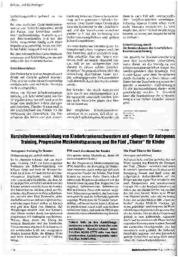 Vorschauseite 5: Patientenrechte in Deutschland heute Beschluß der 72. Gesundheitsministerkonferenz am 9. /10. Juni 1999 in Trier