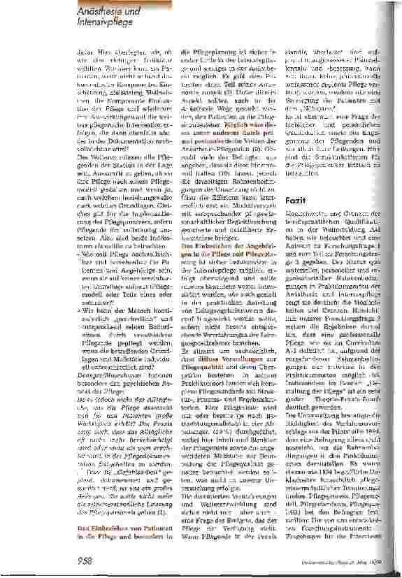 Vorschauseite 4: Die Fachweiterbildung A+I hat ihre Grenzen
