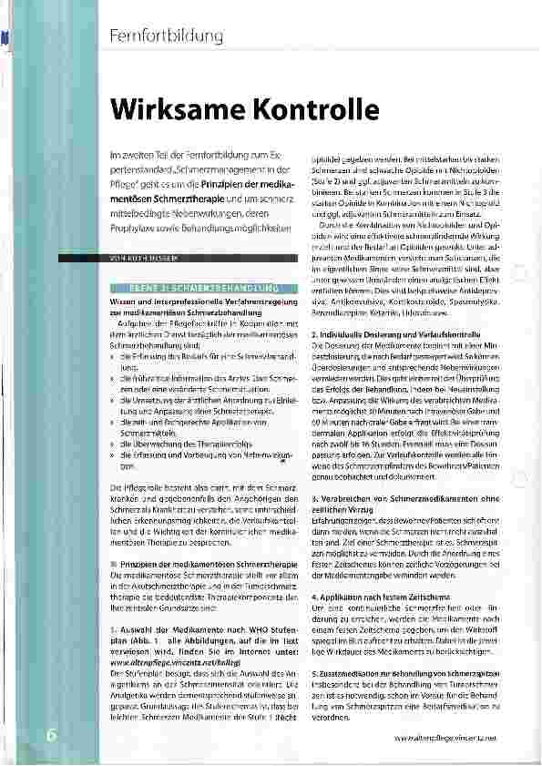 Vorschauseite 1: Wirksame Kontrolle