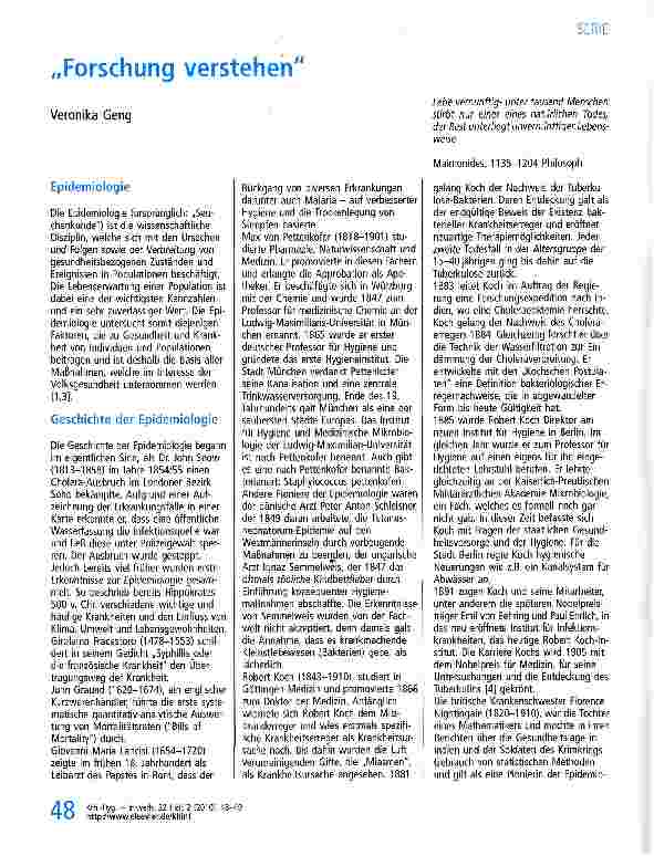 Vorschauseite 1: Forschung verstehen