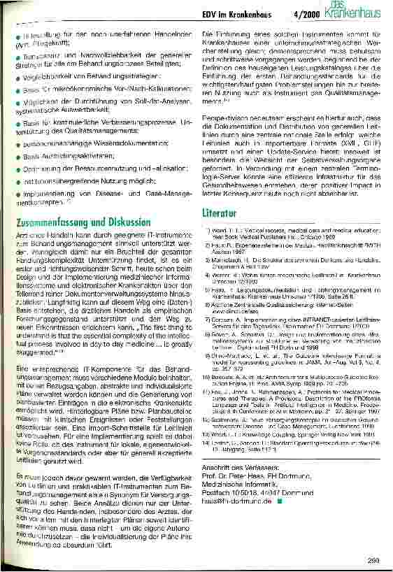 Vorschauseite 6: IT-gestütztes Behandlungsmanagement