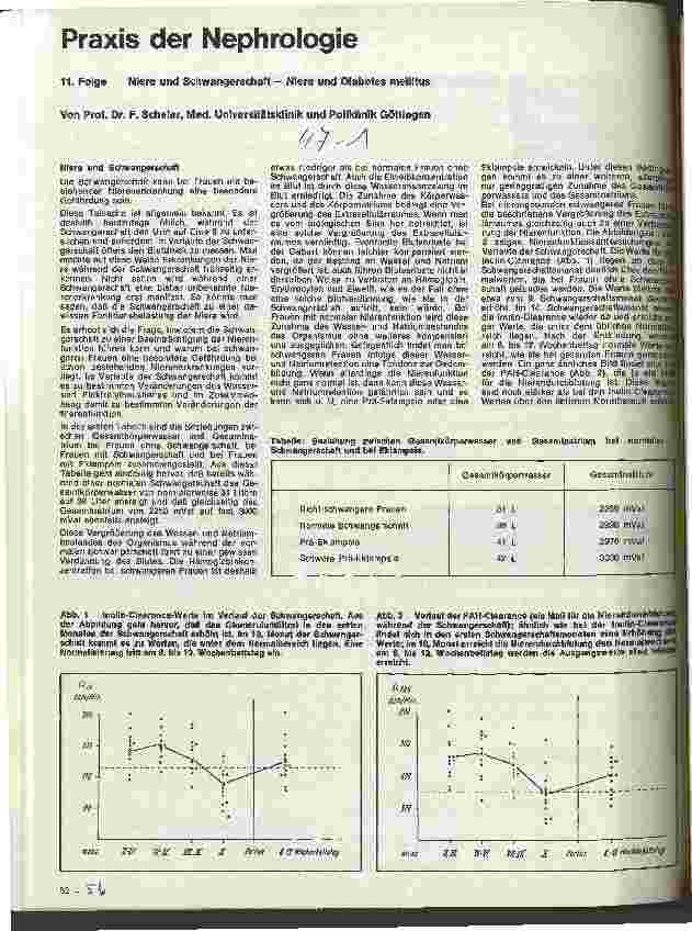 Vorschauseite 1: Praxis der Nephrologie 11. Folge: Niere und Schwangerschaft - Niere und Diabetes mellitus