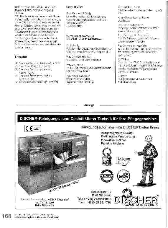 Vorschauseite 3: Leitlinien zur Hygiene in Altenund Pflegeheimen