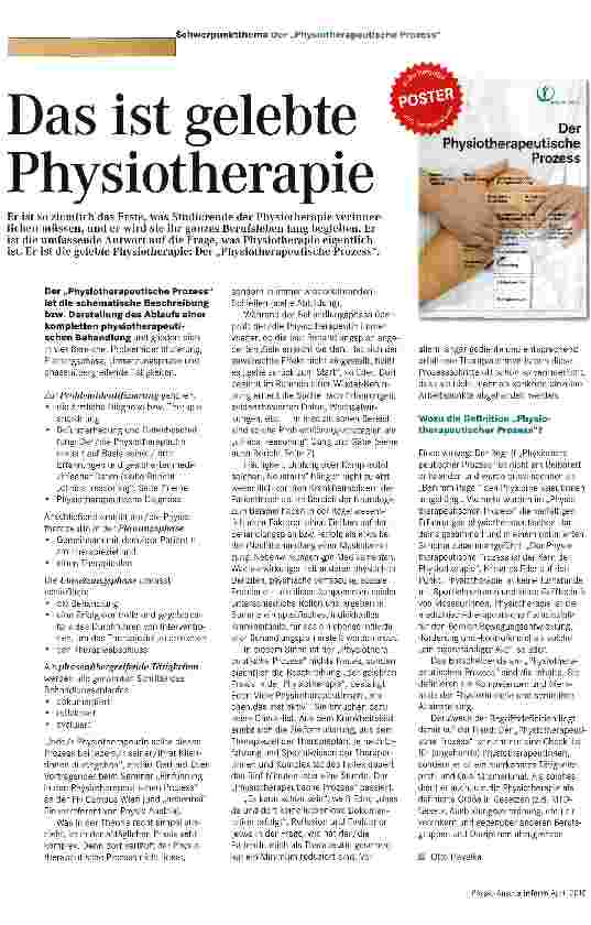 Vorschauseite 1: Das ist gelebte Physiotherapie