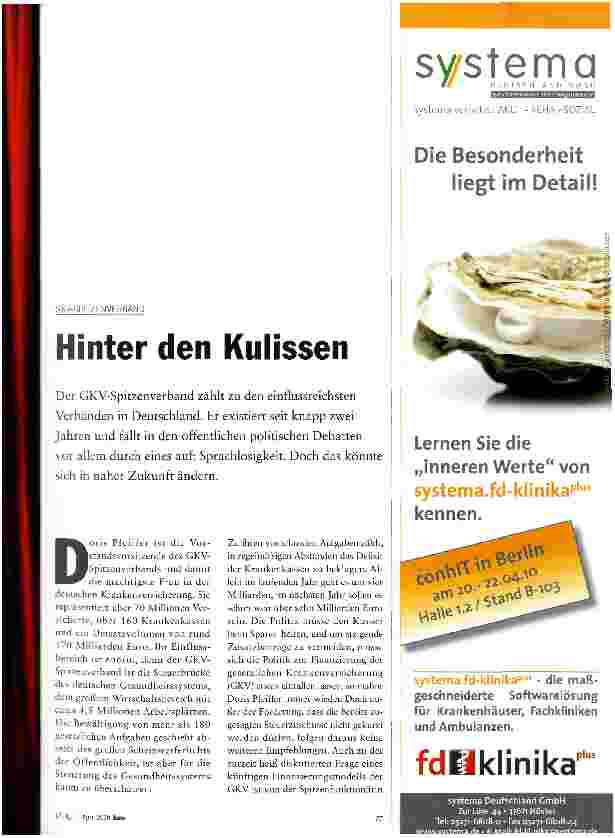 Vorschauseite 1: Hinter den Kulissen