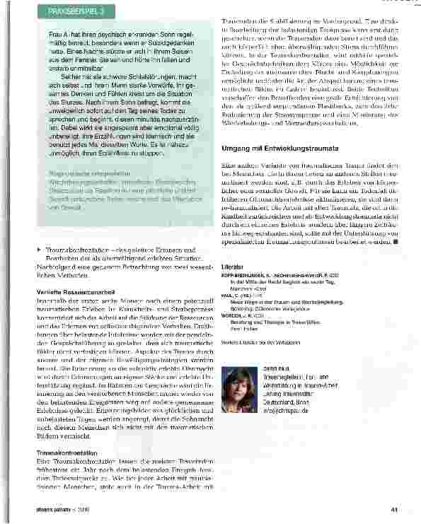 Vorschauseite 4: Trauma-Arbeit mit Trauernden