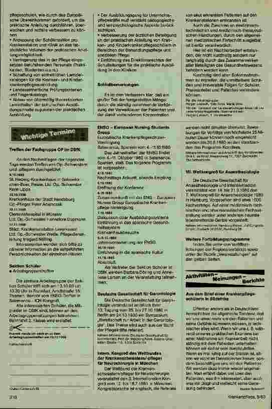 Vorschauseite 3: Abschlußbericht über die repräsentat. Untersuchung der prakt. Ausbildung in den Rheinland-Pfälz. Kranken-u. Kinderkrankenpflegeschulen 79/80