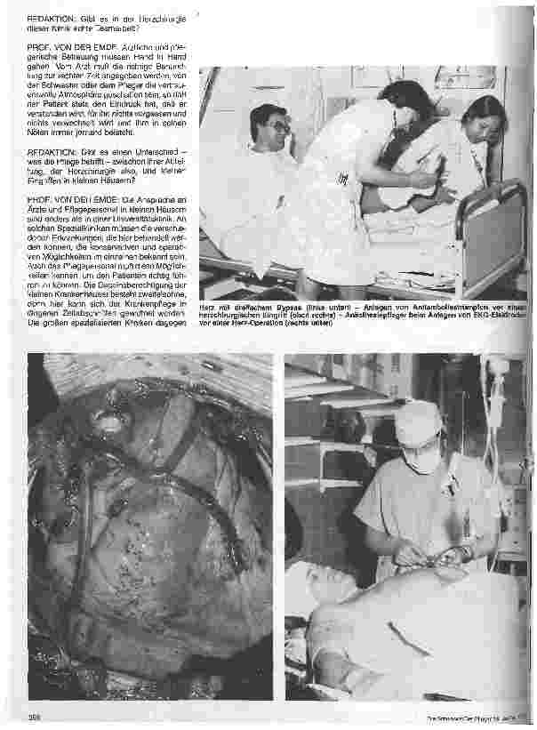 Vorschauseite 2: Die Chirurgische Universitäts-Klinik Erlangen 1979: 1228 Herzoperationen - 837 mit Hilfe der Herz-Lungen-Maschine