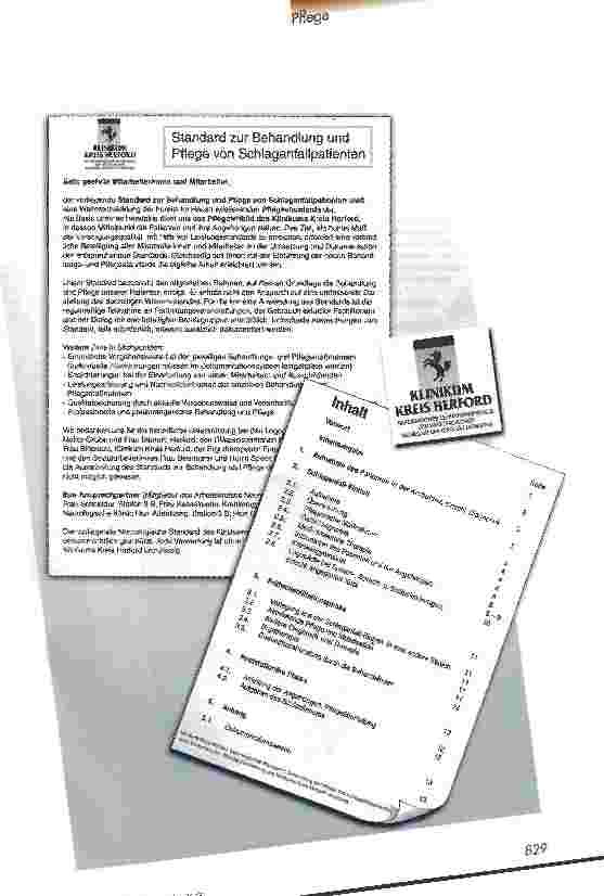 Vorschauseite 3: Pflegerische Arbeitskreise praktizieren Qualitätssicherung Pflegestandards