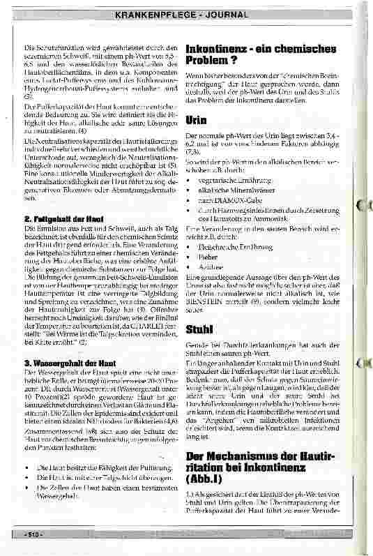Vorschauseite 2: Dermatologische Aspekte der Inkontinenz