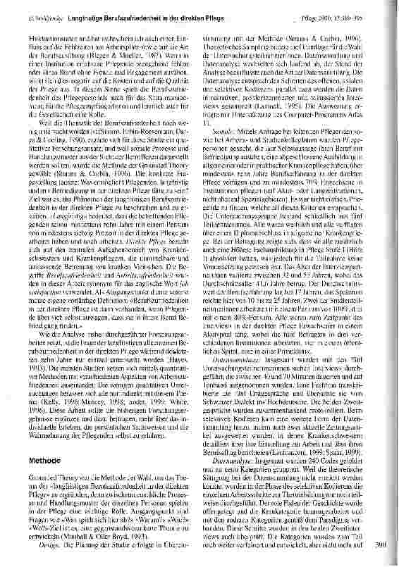 Vorschauseite 2: Langfristige Berufszufriedenheit in der direkten Pflege