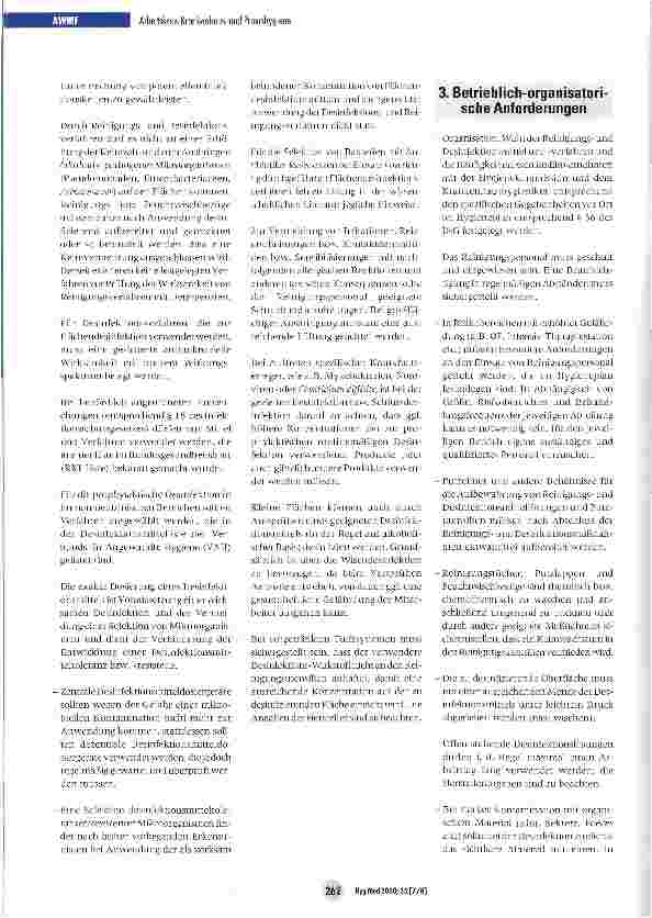 Vorschauseite 2: Hygienische Anforderungen an Hausreinigung und Flächendesinfektion