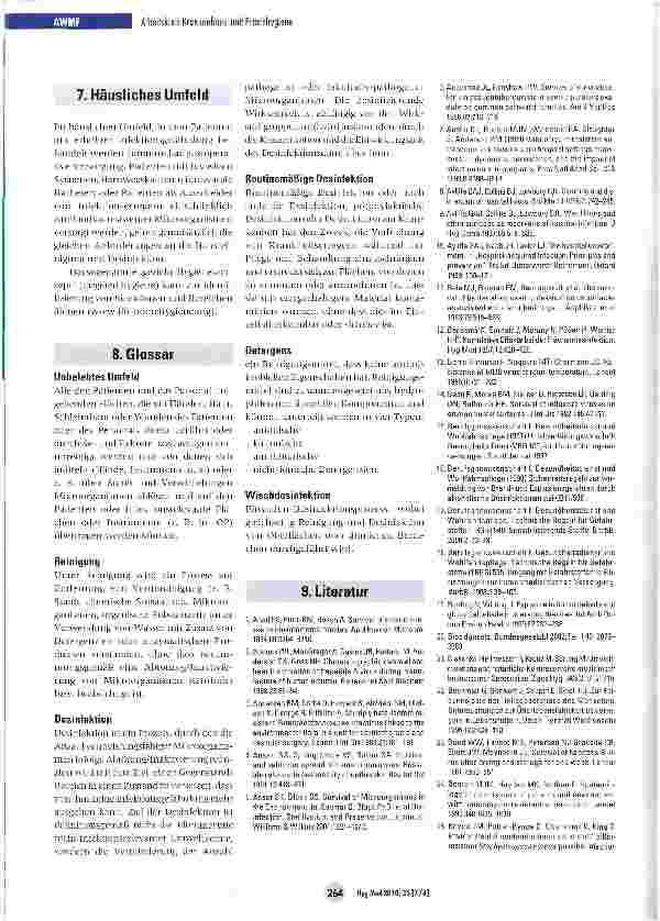 Vorschauseite 4: Hygienische Anforderungen an Hausreinigung und Flächendesinfektion