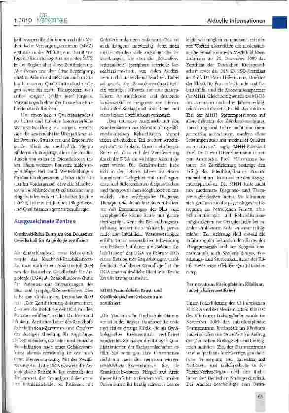 Vorschauseite 4: Krankenhausalarmplanung mit der Software KTQ-Sicherheit - ROGSI/DMS