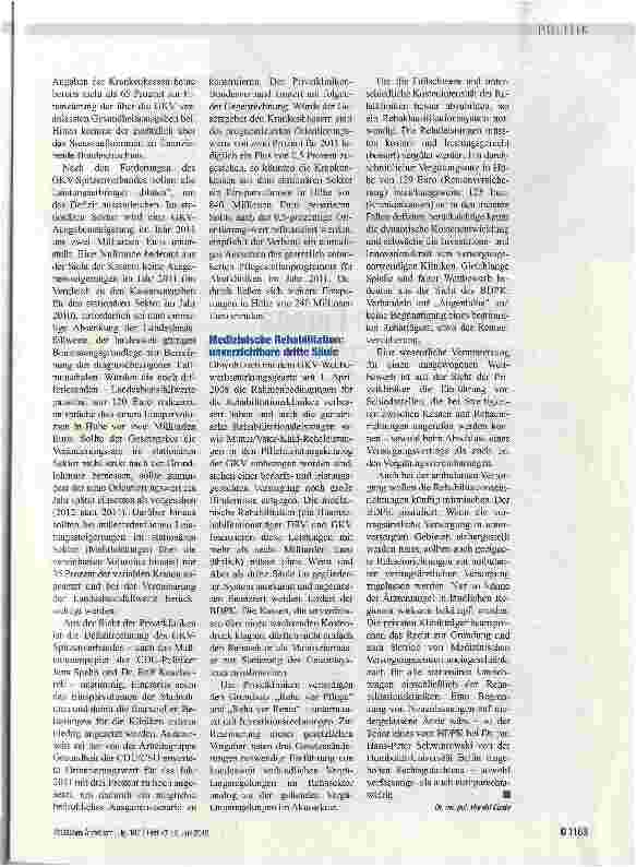 Vorschauseite 2: Ja zu mehr Wettbewerb, Nein zur Nullrunde
