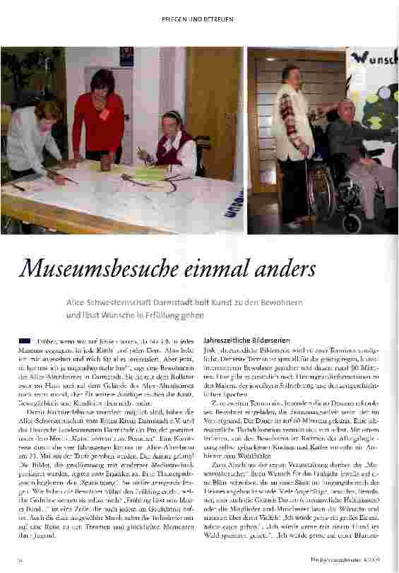 Vorschauseite 1: Museumsbesuche einmal anders