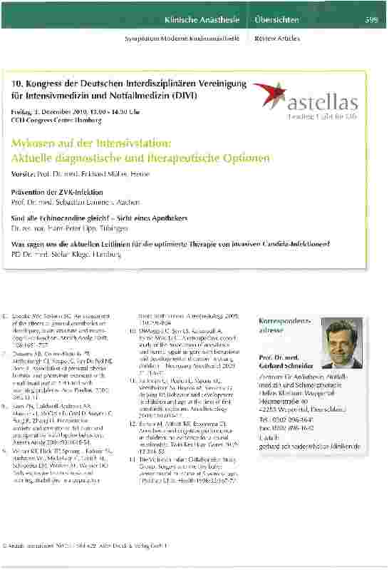Vorschauseite 4: Schädigen Anästhetika das Gehirn des Neugeborenen?