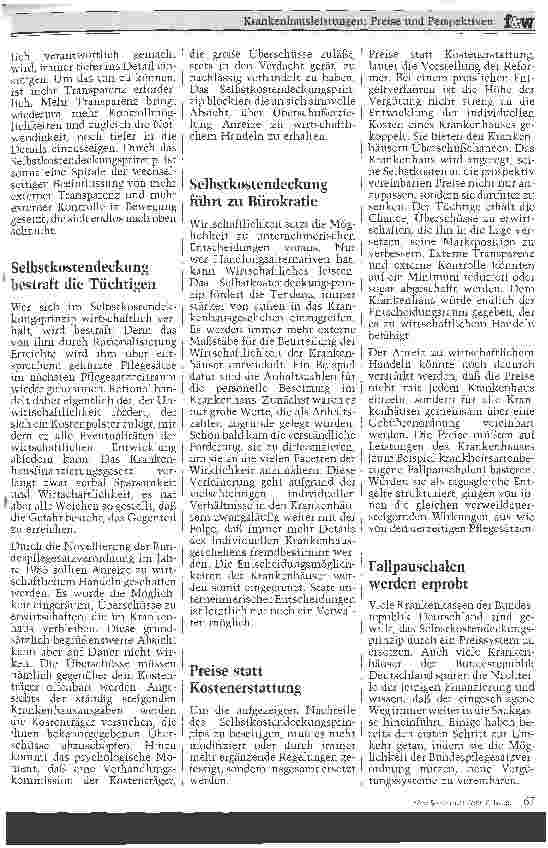 Vorschauseite 2: Krankenhausleistungen: Preise und Perspektiven