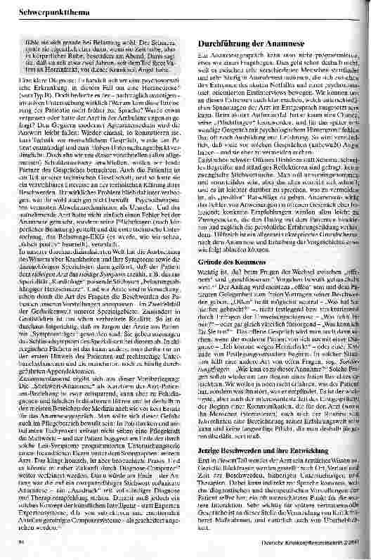 Vorschauseite 2: Die Anamnese Anfang und Prüfstein der Diagnostik
