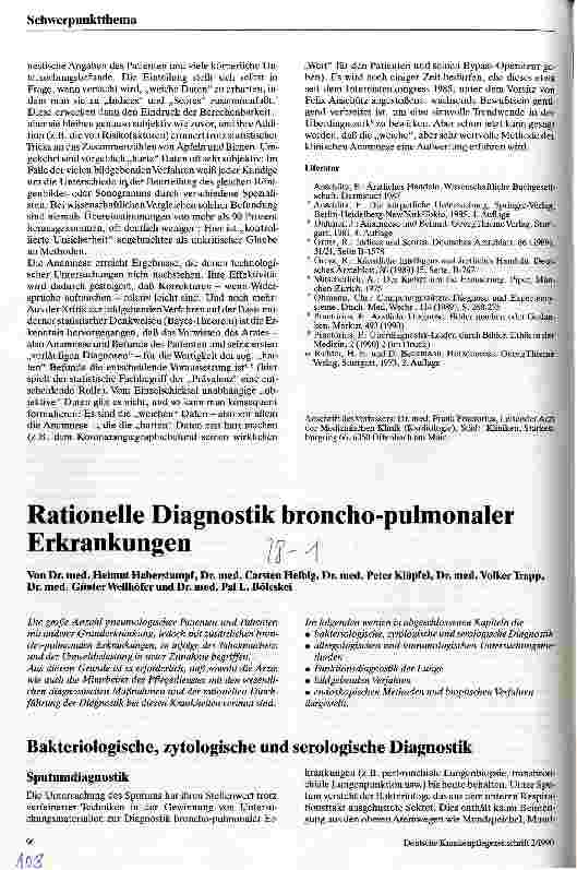 Vorschauseite 4: Die Anamnese Anfang und Prüfstein der Diagnostik